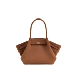 JW PEI Hana Medium Faux Suede Tote Bag in Brown