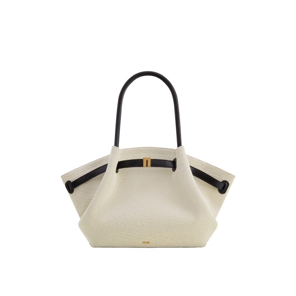 JW PEI Hana Medium Tote Bag in Black Canvas