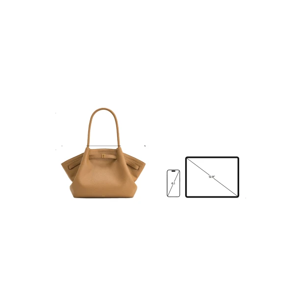 JW PEI Hana Medium Tote Bag in Latte view six