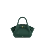 JW PEI Hana Mini Faux Suede Tote Bag in Forest Green