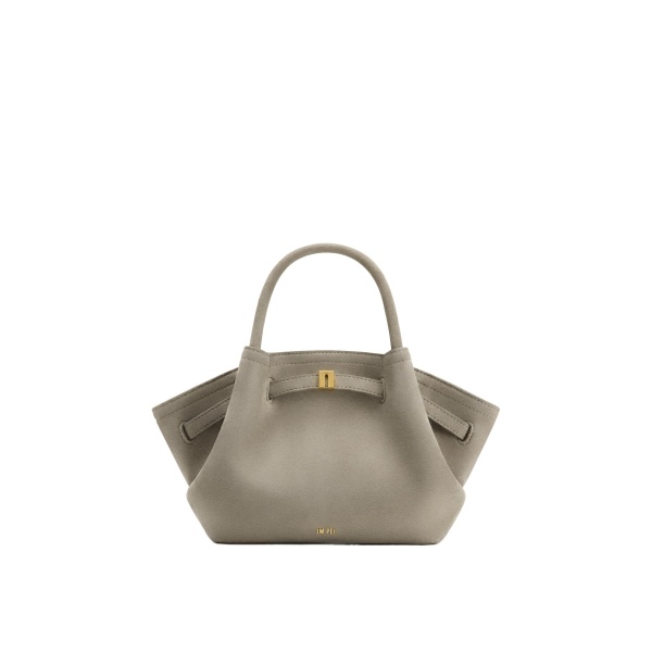 JW PEI Hana Mini Faux Suede Tote Bag in Gray