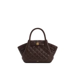 JW PEI Hana Mini Tote Bag in Dark Chocolate Brown | Mini Bags | Luxury Shoes JW PEI Hana Mini Tote Bag in Dark Chocolate Brown