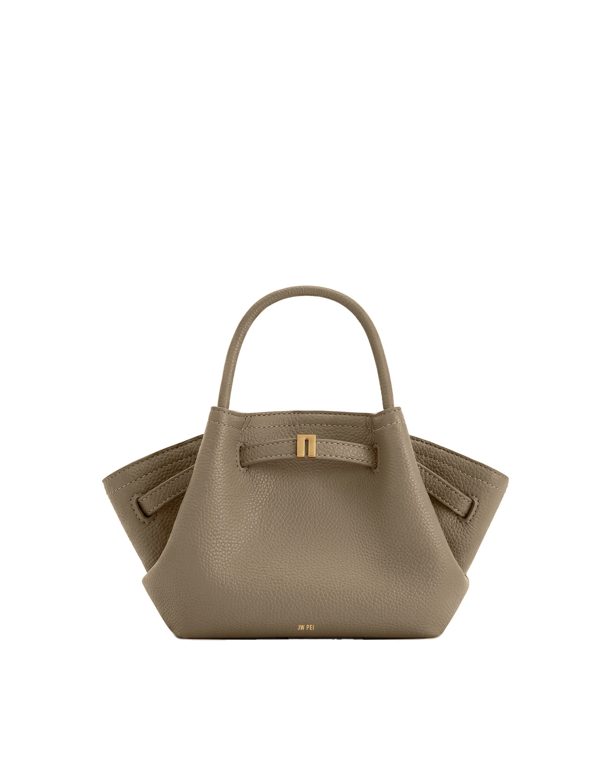 JW PEI Hana Mini Tote Bag in Mud Gray | Mini Bags | Luxury Shoes JW PEI Hana Mini Tote Bag in Mud Gray