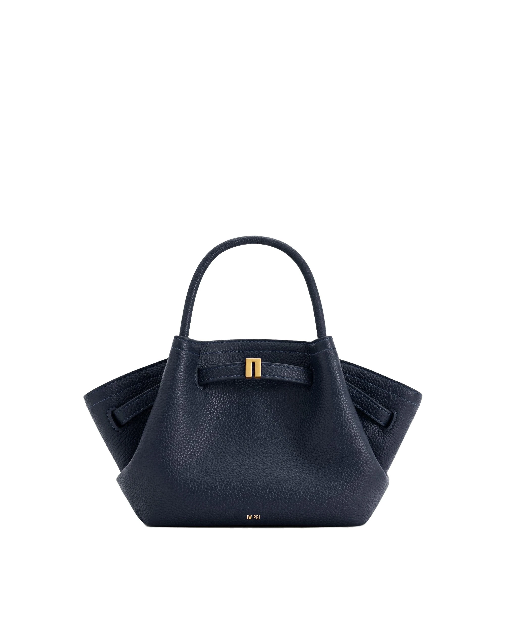 JW PEI Hana Mini Tote Bag in Navy Blue | Mini Bags | Luxury Shoes JW PEI Hana Mini Tote Bag in Navy Blue