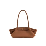 JW PEI Hana Wide Faux Suede Tote Bag in Brown
