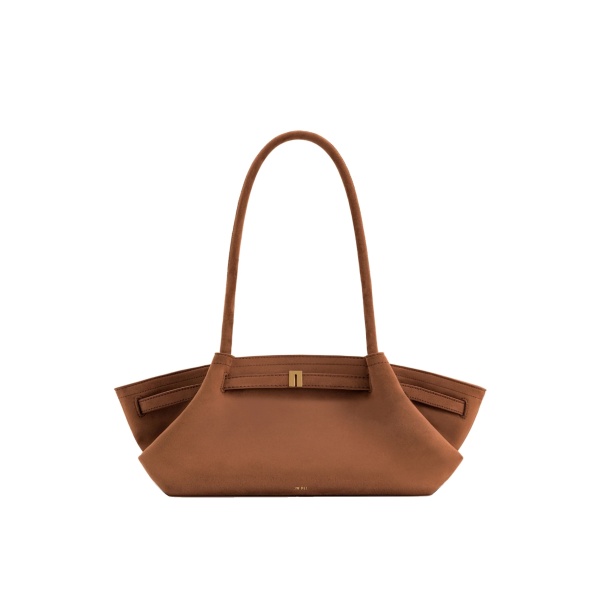 JW PEI Hana Wide Faux Suede Tote Bag in Brown