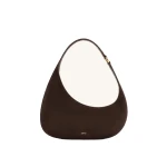 JW PEI Harlee Faux Suede Shoulder Bag in Dark Brown