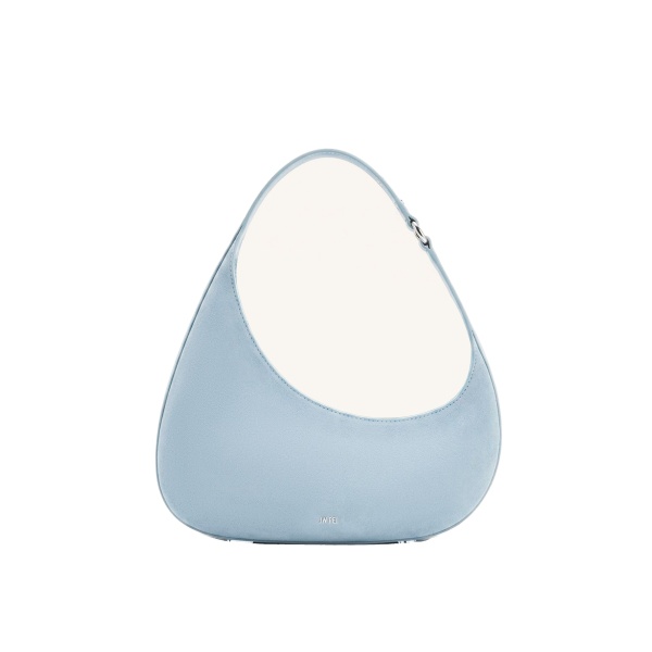 JW PEI Harlee Faux Suede Shoulder Bag in Misty Blue