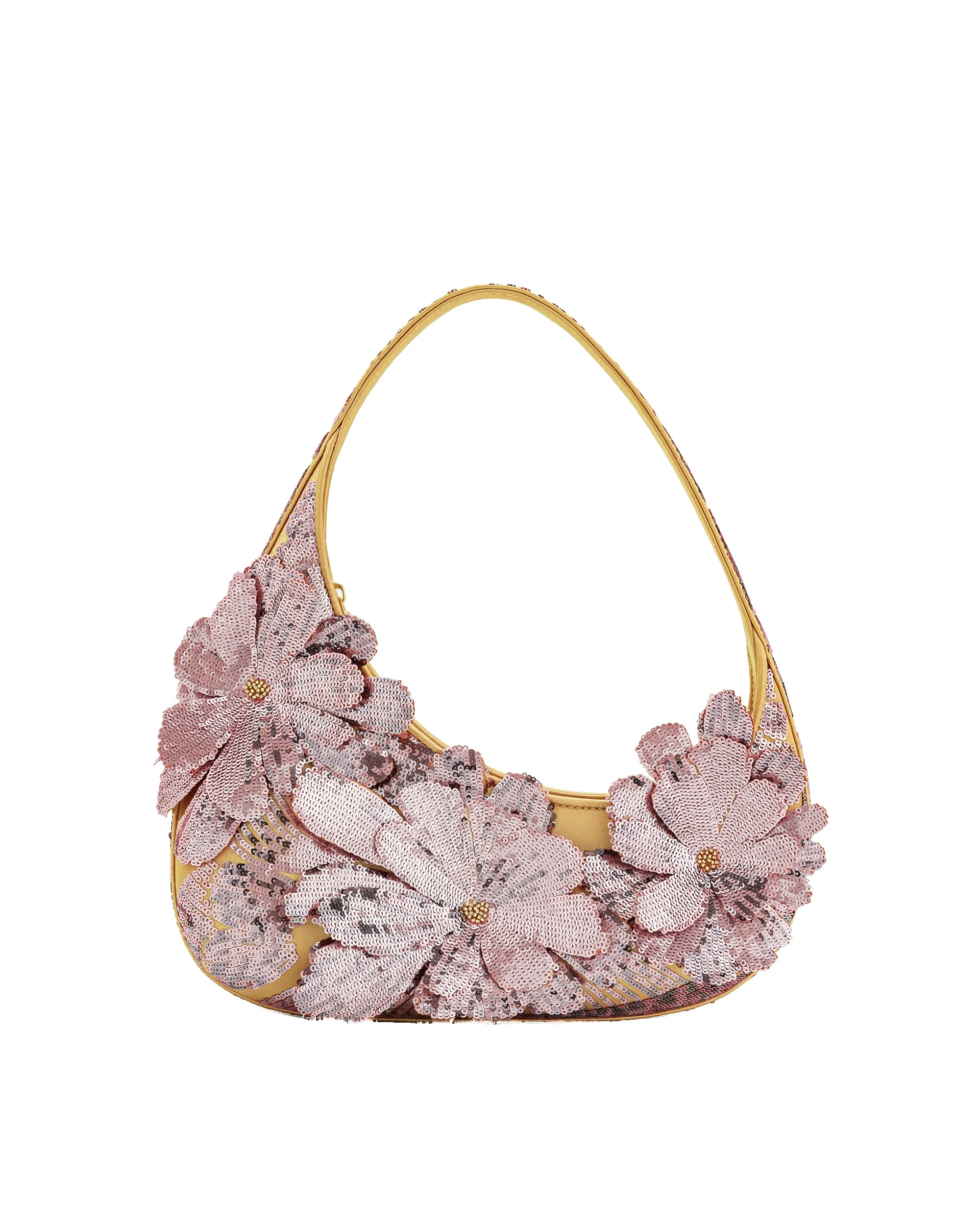 JW PEI Harlee Sequin Shoulder Bag in Pink | Shoulder & Crossbody Bags | Luxury Shoes JW PEI Harlee Sequin Shoulder Bag in Pink