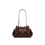JW PEI Harper Drawstring Shoulder Bag in Brown