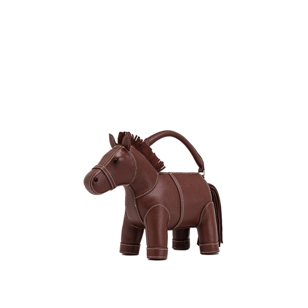 JW PEI Harper Horse Top Handle Bag in Brown