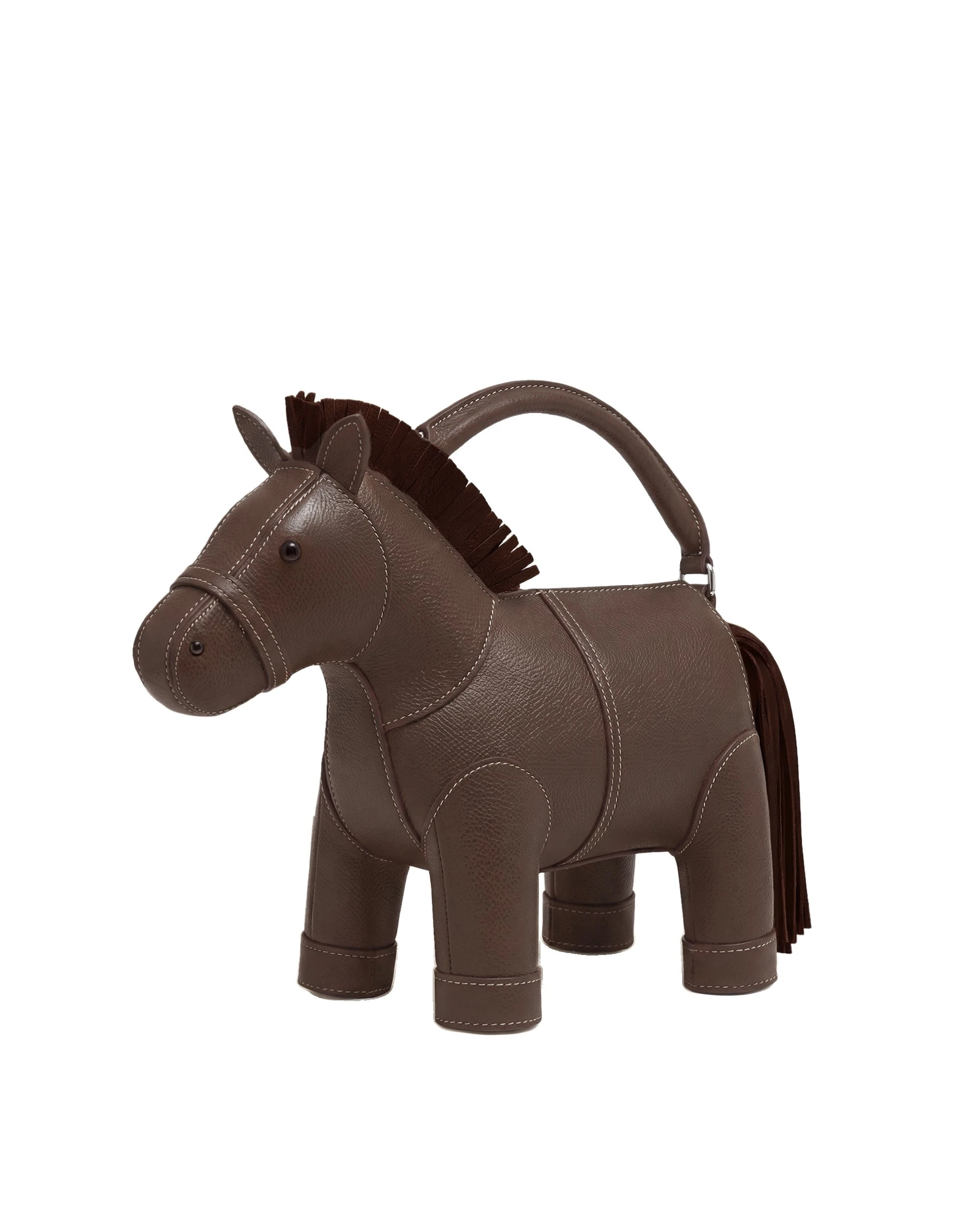 JW PEI Harper Horse Top Handle Bag in Dark Brown | Totes & Top-Handle Bags | Luxury Shoes JW PEI Harper Horse Top Handle Bag in Dark Brown