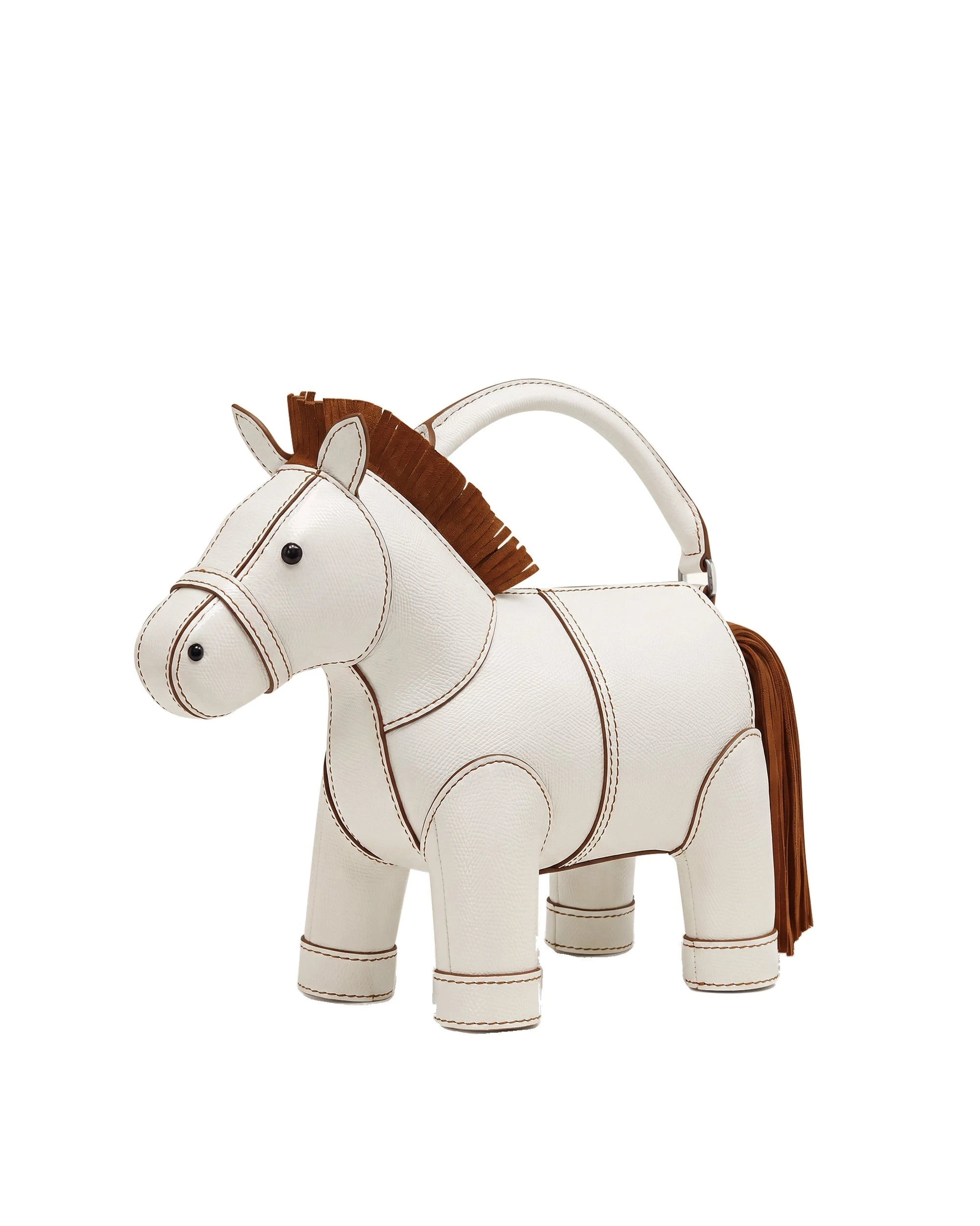 JW PEI Harper Horse Top Handle Bag in White | Totes & Top-Handle Bags | Luxury Shoes JW PEI Harper Horse Top Handle Bag in White