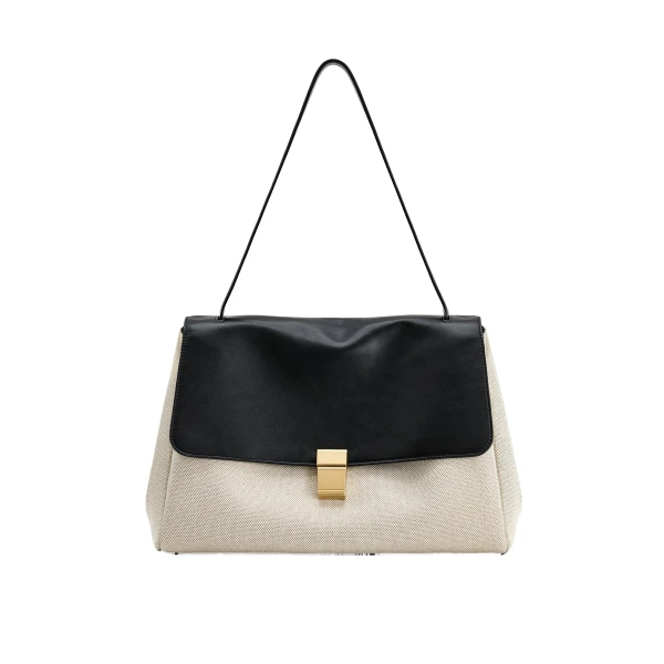 JW PEI Hilary Shoulder Bag in Black Canvas