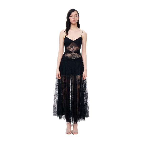 JW PEI Indigo Floral Lace Dress