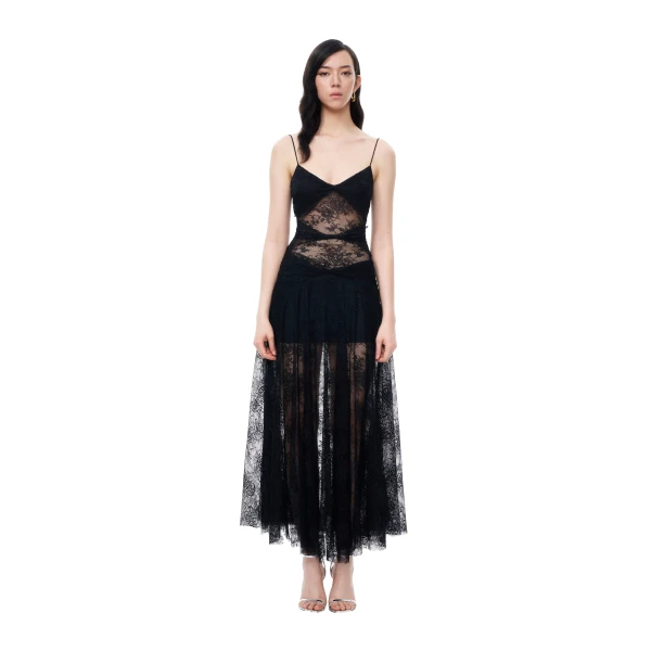 JW PEI Indigo Floral Lace Dress