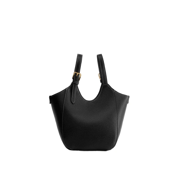 JW PEI Ines Padlock Tote Bag in Black view six