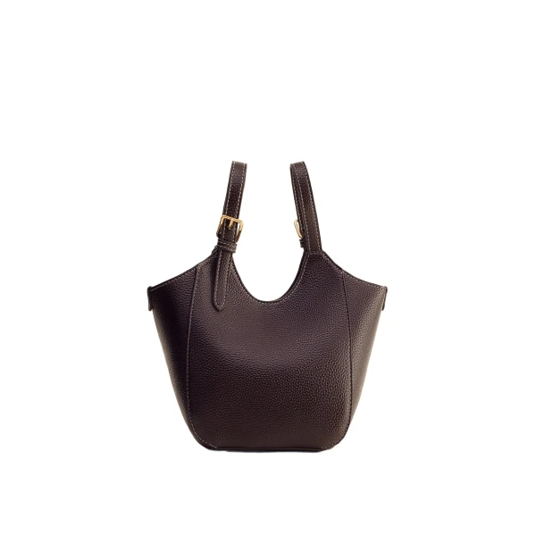 JW PEI Ines Padlock Tote Bag in Dark Brown view six
