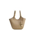 JW PEI Ines Padlock Tote Bag in Gray Beige