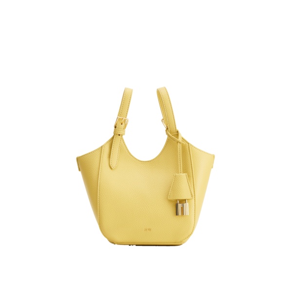JW PEI Ines Padlock Tote Bag in Yellow