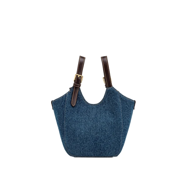 JW PEI Ines Tote Bag in Blue Denim view six