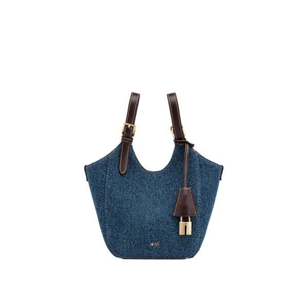 JW PEI Ines Tote Bag in Blue Denim