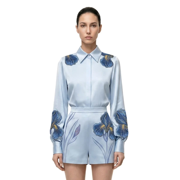 JW PEI Blue shirt