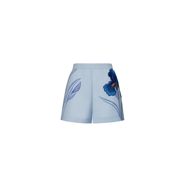 JW PEI Iris Embroidered Tailored Shorts