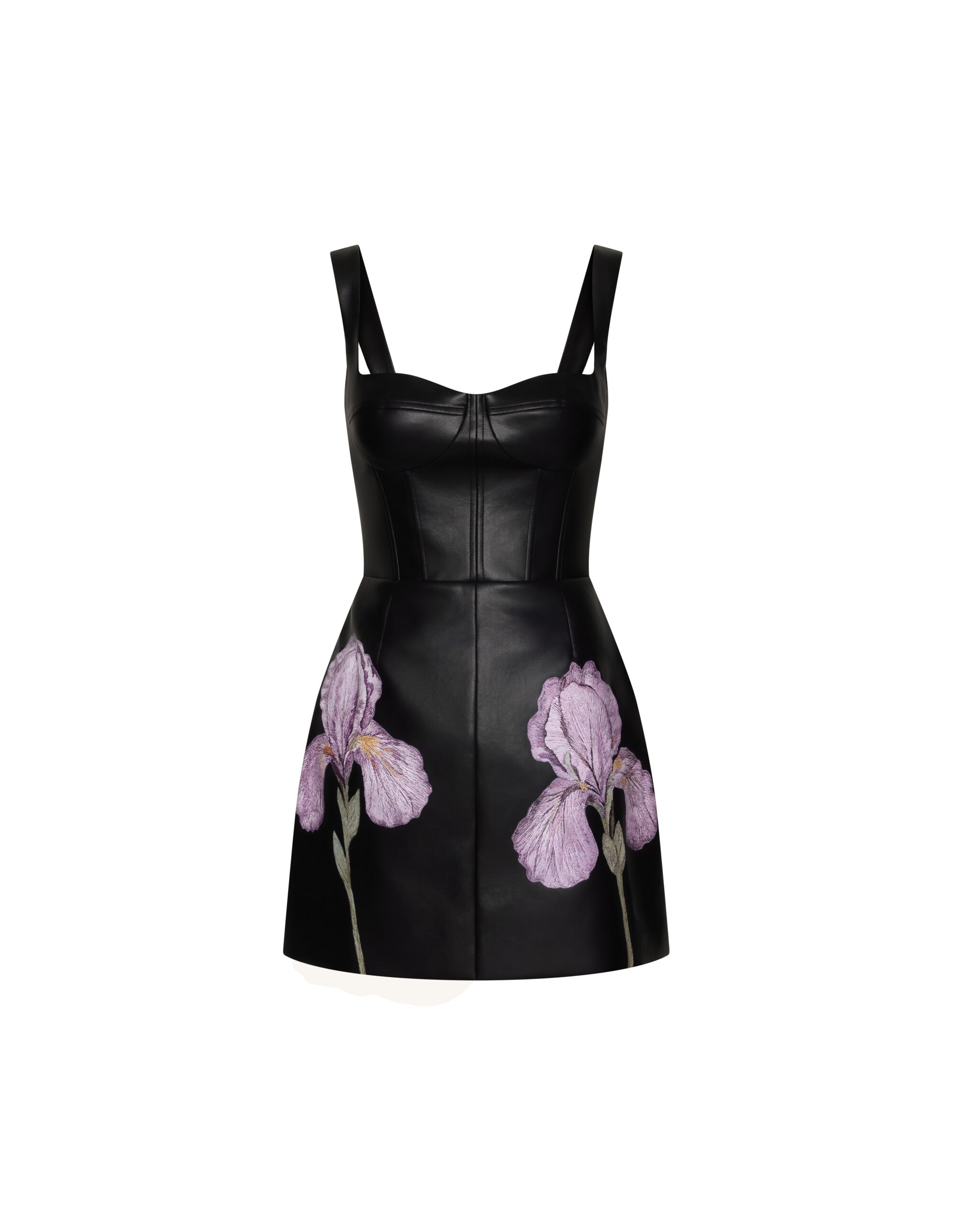 JW PEI dress | Los Angeles Vegan Fashion Dresses | Luxury Shoes JW PEI Iris Floral Print Corset Dress
