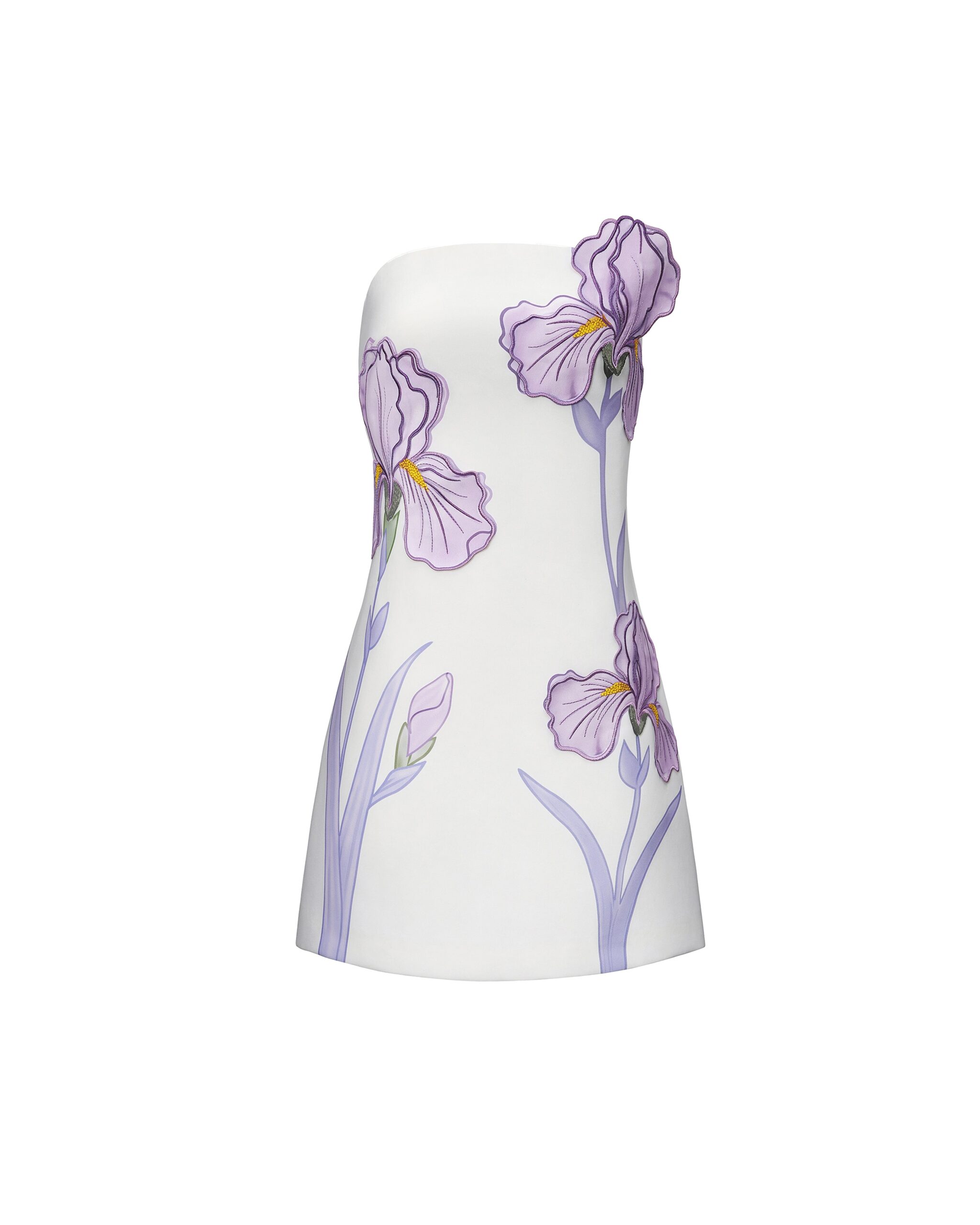 JW PEI dress | Los Angeles Vegan Fashion Dresses | Luxury Shoes JW PEI Iris Floral Print Strapless Dress