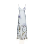 JW PEI Iris Motif Satin Slip Gown