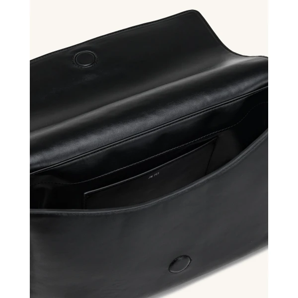 JW PEI Isolde Flap Shoulder Bag in Black view six