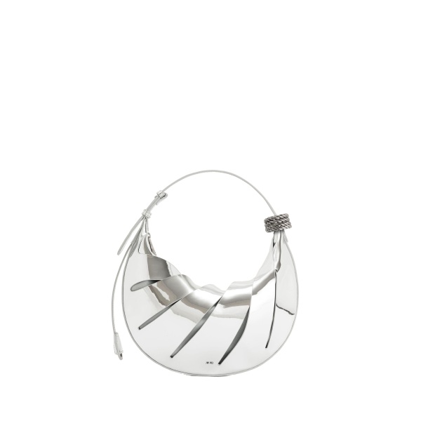 JW PEI Jana Hollow Out Shoulder Bag in Silver