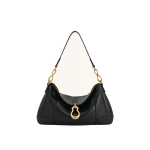 JW PEI Jayla Metal Pendant Embellished Shoulder Bag in Black