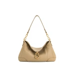 JW PEI Jayla Metal Pendant Embellished Shoulder Bag in Khaki