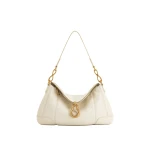 JW PEI Jayla Metal Pendant Embellished Shoulder Bag in White