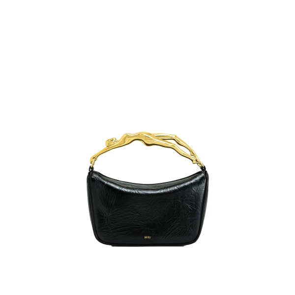 JW PEI Jenny Human-shaped Handle Handbag in Black