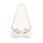 JW PEI Joy Lily Embroidery Shoulder Bag in White