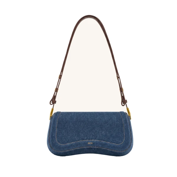 JW PEI Joy Shoulder Bag in Dark Blue Denim