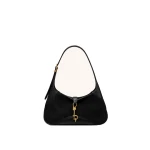 JW PEI Juliette Faux Suede Key Charm East-West Shoulder Bag in Black