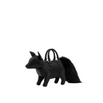 JW PEI Kai Fox Shaped Top Handle Bag in Black