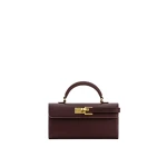JW PEI Keyla Top Handle Bag in Deep Burgundy