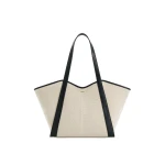 JW PEI Kiana Large Capacity Tote Bag in Black Canvas | Totes & Top-Handle Bags | Luxury Shoes JW PEI Kiana Large Capacity Tote Bag in Black Canvas