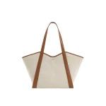 JW PEI Kiana Large Capacity Tote Bag in Brown Canvas | Totes & Top-Handle Bags | Luxury Shoes JW PEI Kiana Large Capacity Tote Bag in Brown Canvas