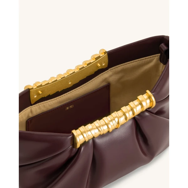 JW PEI Leia clutch interior and hardware