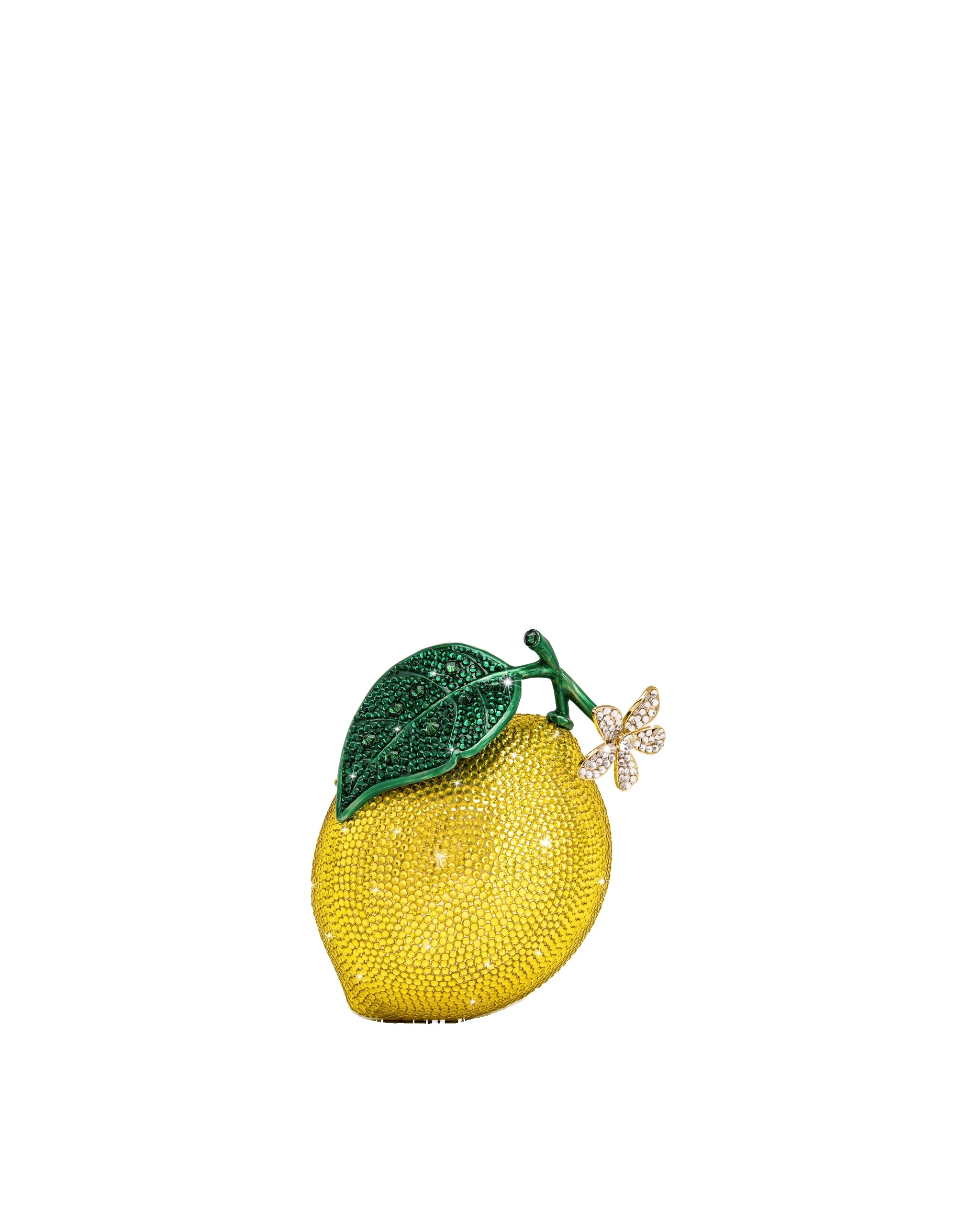 JW PEI Lemon-Inspired Rhinestone Clutch in Yellow | Clutch Bags | Luxury Shoes JW PEI Lemon-Inspired Rhinestone Clutch in Yellow