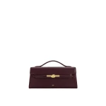 JW PEI Lena Metal Rope Knot Top Handle Bag in Deep Claret