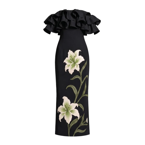JW PEI Black maxi dress