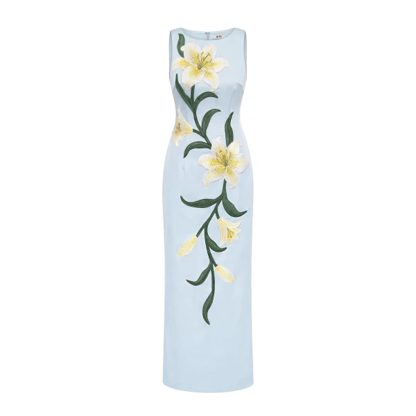 JW PEI Blue maxi dress