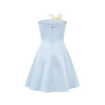 JW PEI Lily Floral Print Strapless A-Line Mini Dress